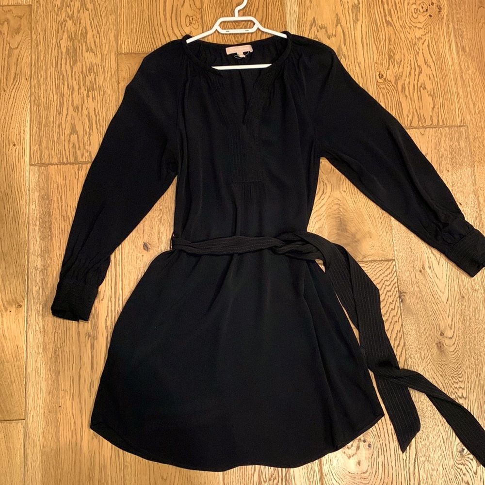 Banana Republic black long sleeve dress